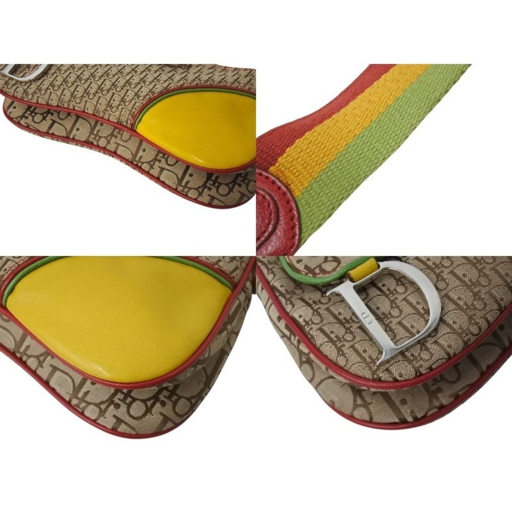 Dior Trotter Bag Christian Rasta Saddle Shoulder - Picture 5 of 9